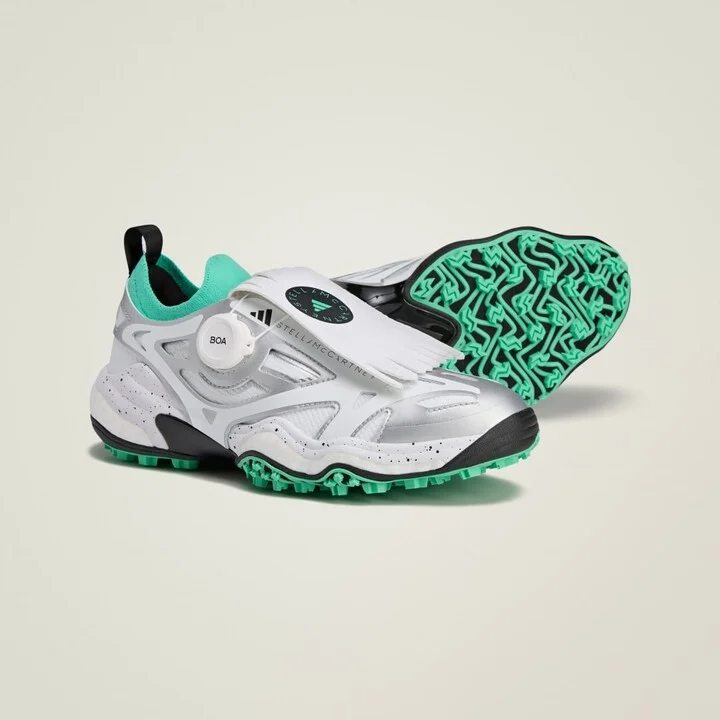 Core White / Bright Green / Silver Meta