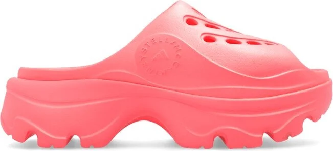 Adidas By Stella McCartney Logo Embossed Slip-On Clogs