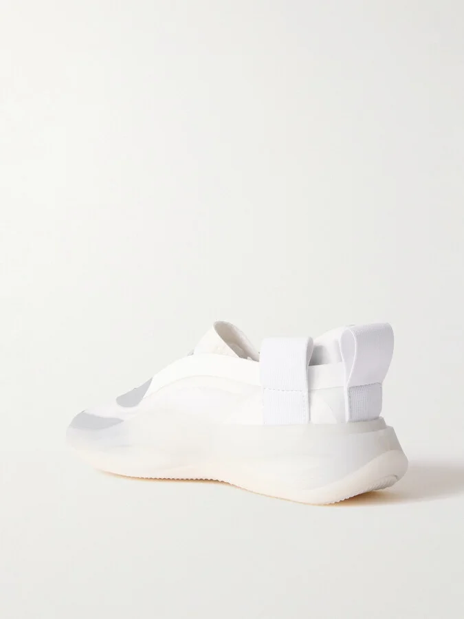 adidas by Stella McCartney - Low Ground Mesh And Tpu Sneakers - White - Image 3