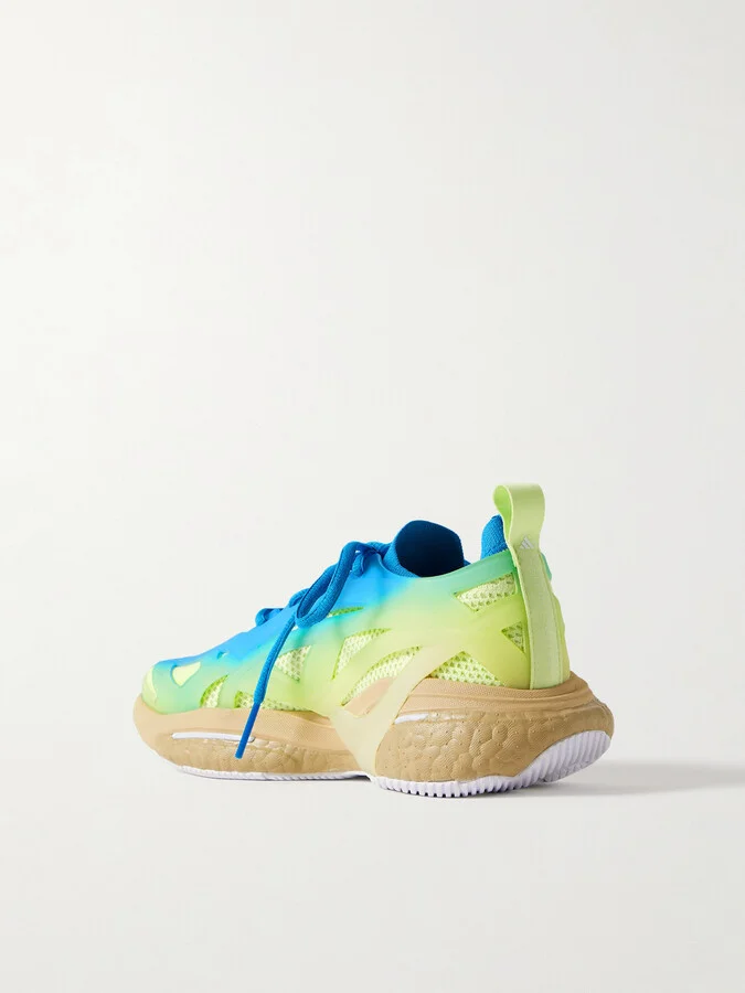 adidas by Stella McCartney - Solarglide Primeknit And Rubber Sneakers - Blue - Image 3