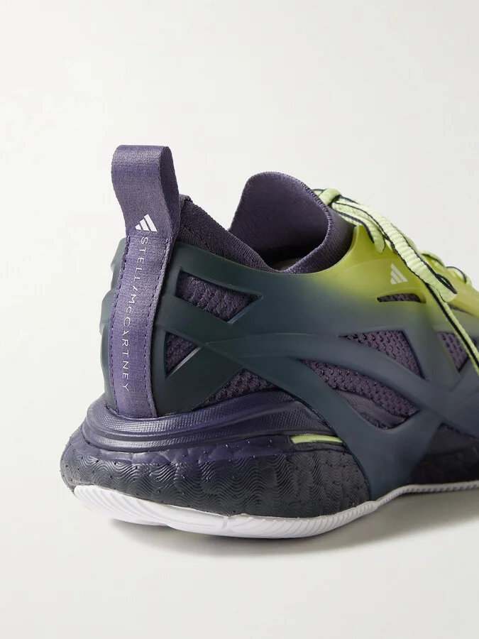 adidas by Stella McCartney - Solarglide Primeknit And Rubber Sneakers - Green - Image 4