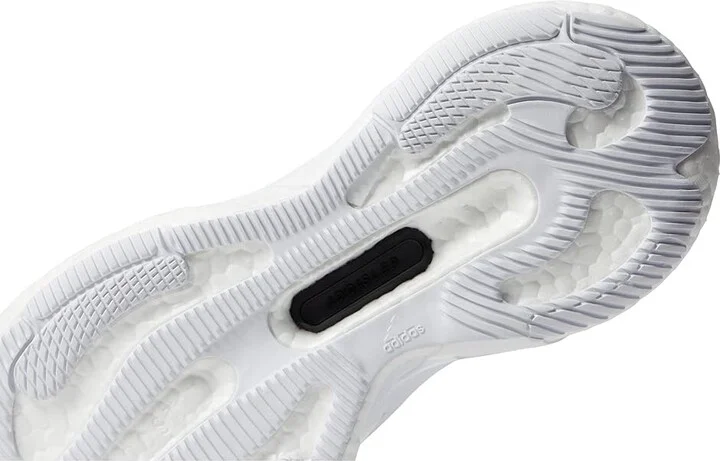 adidas by Stella McCartney Solarglide Women's Shoes Footwear White/Active Orange/White Vapour : 6.5 M, Textile - Image 4