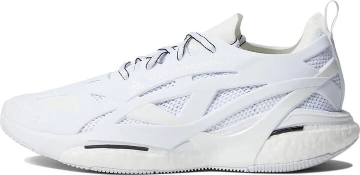 adidas by Stella McCartney Solarglide Women's Shoes Footwear White/Active Orange/White Vapour : 6.5 M, Textile - Image 5