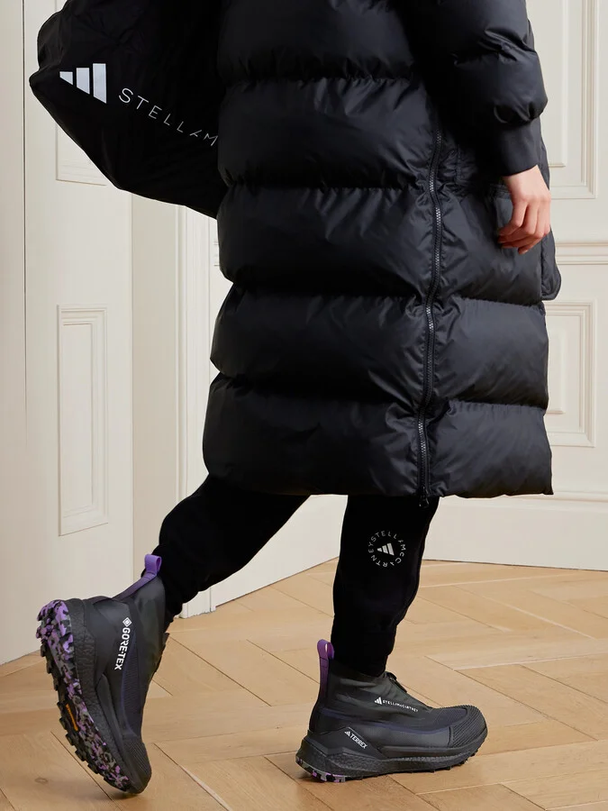 adidas by Stella McCartney - Terrex Free Hiker Rubber-trimmed Gore-tex® Ankle Boots - Black - Image 2