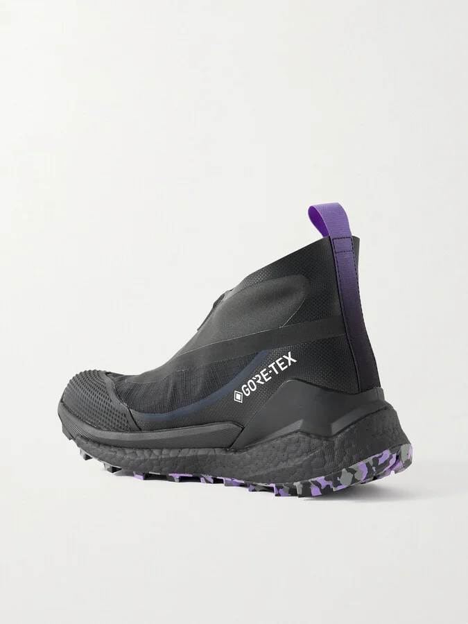 adidas by Stella McCartney - Terrex Free Hiker Rubber-trimmed Gore-tex® Ankle Boots - Black - Image 3