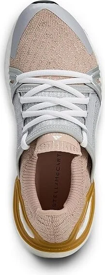 adidas by Stella McCartney Ultraboost 20 Women's Running Shoes Clear Onix/Desert Dune/Off White : 8 M, Synthetic - Image 2