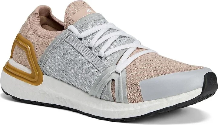 adidas by Stella McCartney Ultraboost 20 Women's Running Shoes Clear Onix/Desert Dune/Off White : 8 M, Synthetic