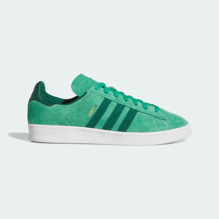 adidas Campus ADV Shoes Court Green M 5 / W 6 Unisex