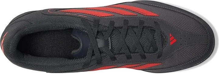 adidas Copa Club Indoor Soccer Cleats Soccer Shoes Carbon/Lucid Red/Grey Strata : Men's 10 - Women's 11 Medium, Textile - Image 2