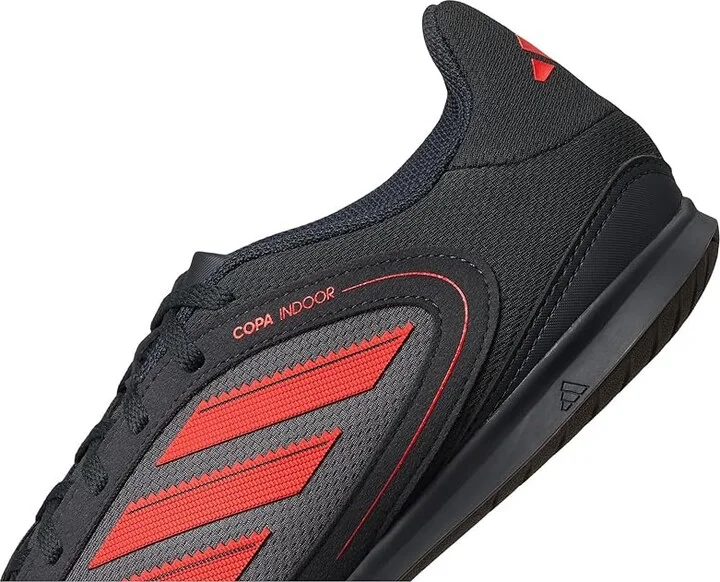 adidas Copa Club Indoor Soccer Cleats Soccer Shoes Carbon/Lucid Red/Grey Strata : Men's 10 - Women's 11 Medium, Textile - Image 7
