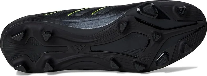 adidas Copa Club Pure 3 Firm/Multi Ground Soccer Cleats Soccer Shoes Black/Solid Grey/Lucid Lemon : Men's 11.5 - Women's 12.5 Medium, Rubber - Image 3