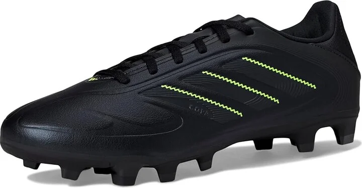 adidas Copa Club Pure 3 Firm/Multi Ground Soccer Cleats Soccer Shoes Black/Solid Grey/Lucid Lemon : Men's 11.5 - Women's 12.5 Medium, Rubber - Image 5