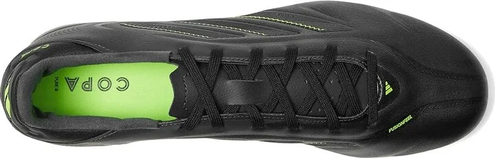 adidas Copa League Pure 3 Firm/Multi Ground Soccer Cleats Soccer Shoes Black/Solid Grey/Lucid Lemon : Men's 9 - Women's 10 Medium, Synthetic - Image 2
