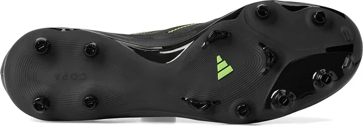 adidas Copa League Pure 3 Firm/Multi Ground Soccer Cleats Soccer Shoes Black/Solid Grey/Lucid Lemon : Men's 9 - Women's 10 Medium, Synthetic - Image 3