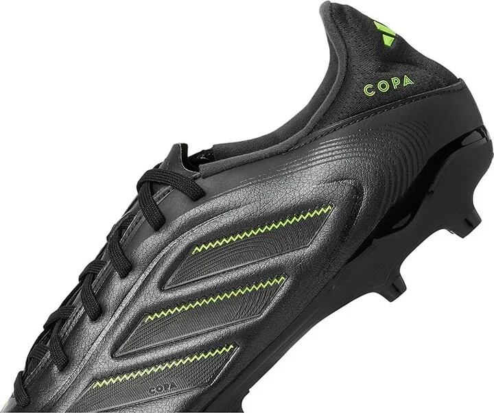adidas Copa League Pure 3 Firm/Multi Ground Soccer Cleats Soccer Shoes Black/Solid Grey/Lucid Lemon : Men's 9 - Women's 10 Medium, Synthetic - Image 7