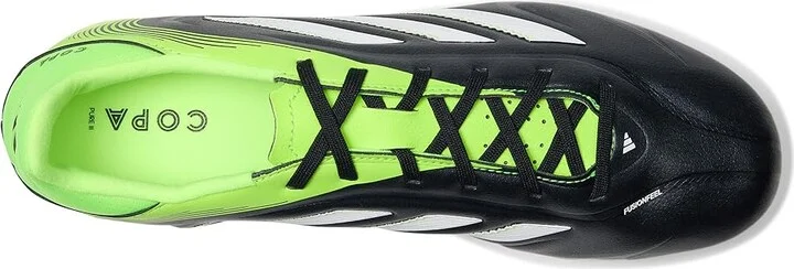 adidas Copa League Pure 3 Firm/Multi Ground Soccer Cleats Soccer Shoes Black/White/Lucid Lemon : Men's 13.5 - Women's 14.5 Medium, Synthetic - Image 2