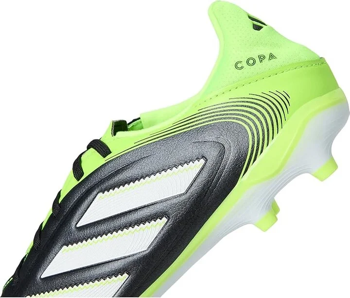 adidas Copa League Pure 3 Firm/Multi Ground Soccer Cleats Soccer Shoes Black/White/Lucid Lemon : Men's 13.5 - Women's 14.5 Medium, Synthetic - Image 7