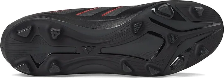adidas Copa Pure 3 Club Firm Ground/Multi Ground Soccer Cleats Soccer Shoes Black/Carbon/Lucid Red : Men's 8.5 - Women's 9.5 Medium, Rubber - Image 3