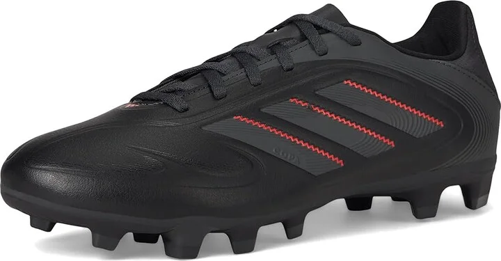 adidas Copa Pure 3 Club Firm Ground/Multi Ground Soccer Cleats Soccer Shoes Black/Carbon/Lucid Red : Men's 8.5 - Women's 9.5 Medium, Rubber - Image 5