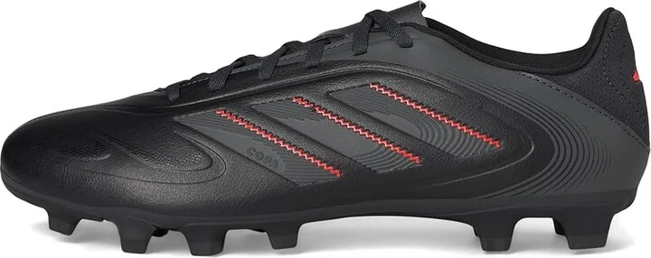 adidas Copa Pure 3 Club Firm Ground/Multi Ground Soccer Cleats Soccer Shoes Black/Carbon/Lucid Red : Men's 8.5 - Women's 9.5 Medium, Rubber - Image 6