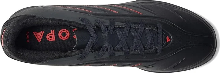adidas Copa Pure 3 Club Indoor Soccer Shoes Black/Carbon/Lucid Red : Men's 10.5 - Women's 11.5 Medium, Rubber - Image 2