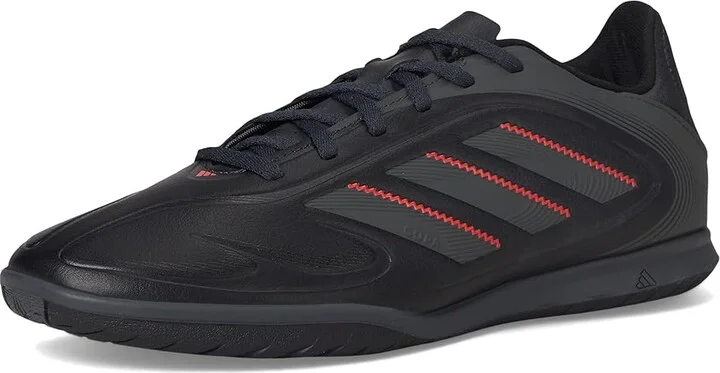 adidas Copa Pure 3 Club Indoor Soccer Shoes Black/Carbon/Lucid Red : Men's 10.5 - Women's 11.5 Medium, Rubber - Image 5