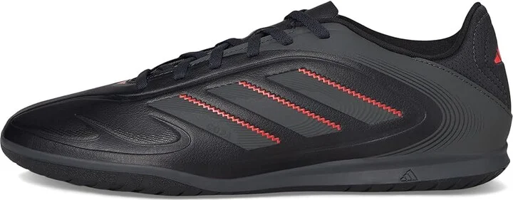 adidas Copa Pure 3 Club Indoor Soccer Shoes Black/Carbon/Lucid Red : Men's 10.5 - Women's 11.5 Medium, Rubber - Image 6