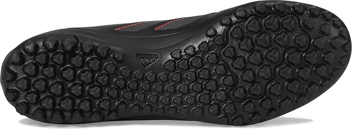adidas Copa Pure 3 Club Turf Soccer Cleats Soccer Shoes Black/Carbon/Lucid Red : Men's 7.5 - Women's 8.5 Medium, Rubber - Image 3