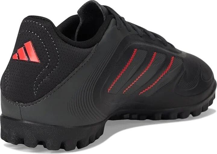 adidas Copa Pure 3 Club Turf Soccer Cleats Soccer Shoes Black/Carbon/Lucid Red : Men's 7.5 - Women's 8.5 Medium, Rubber - Image 4