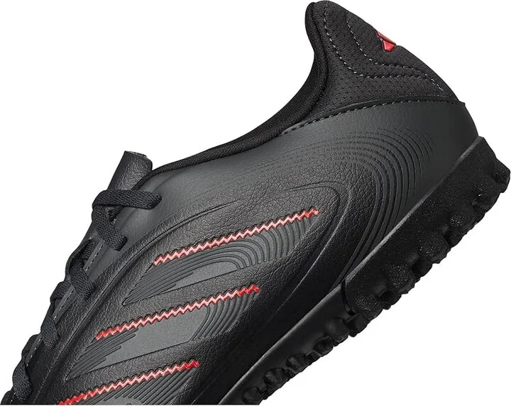adidas Copa Pure 3 Club Turf Soccer Cleats Soccer Shoes Black/Carbon/Lucid Red : Men's 7.5 - Women's 8.5 Medium, Rubber - Image 7
