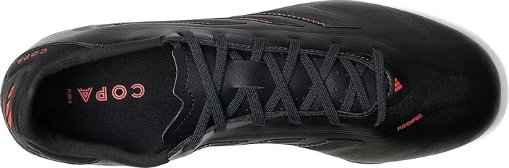 adidas Copa Pure 3 League Firm Ground/Multi Ground Soccer Cleats Soccer Shoes Black/Carbon/Lucid Red : Men's 4.5 - Women's 5.5 Medium - Image 2