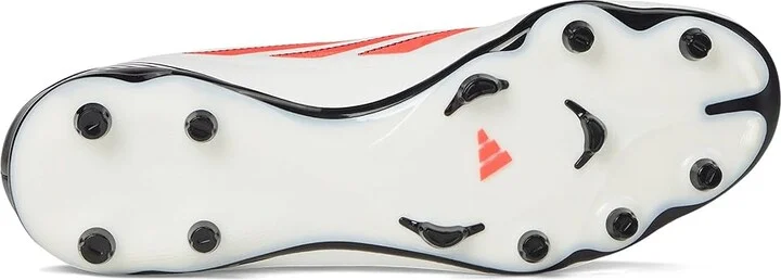 adidas Copa Pure 3 League Firm Ground/Multi Ground Soccer Cleats Soccer Shoes White/Lucid Red/Black : Men's 11 - Women's 12 Medium, Rubber - Image 3