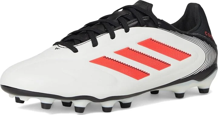 adidas Copa Pure 3 League Firm Ground/Multi Ground Soccer Cleats Soccer Shoes White/Lucid Red/Black : Men's 11 - Women's 12 Medium, Rubber - Image 5