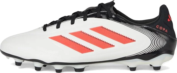 adidas Copa Pure 3 League Firm Ground/Multi Ground Soccer Cleats Soccer Shoes White/Lucid Red/Black : Men's 11 - Women's 12 Medium, Rubber - Image 6