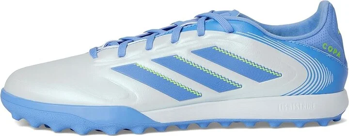 adidas Copa Pure 3 League Turf Soccer Cleats Soccer Shoes Halo Blue/Blue Fusion/Lucid Lemon : Men's 10.5 - Women's 11.5 Medium, Rubber - Image 6