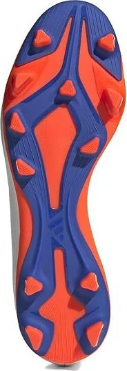 adidas Copa Pure II Club Flexible Ground Soccer Cleats Soccer Men's Shoes White/Lucid Blue/Solar Red : 12 D - Medium, Leather - Image 3