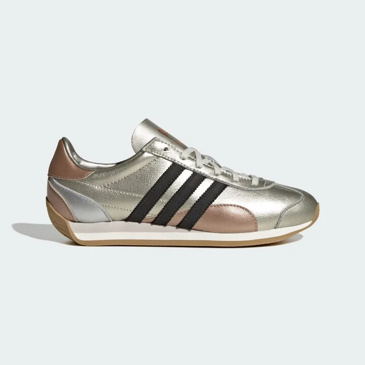 adidas Country OG Shoes Silver Metallic 5 Womens