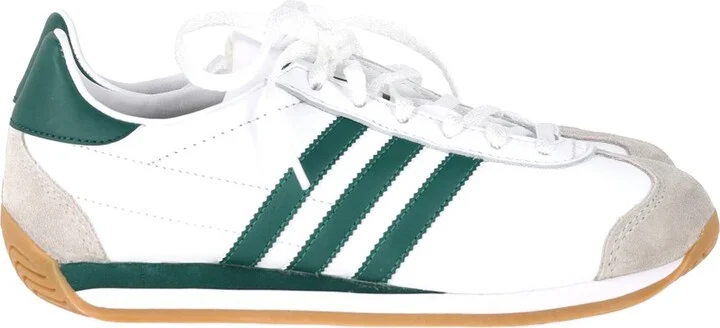 Adidas Country Sneakers in White Leather