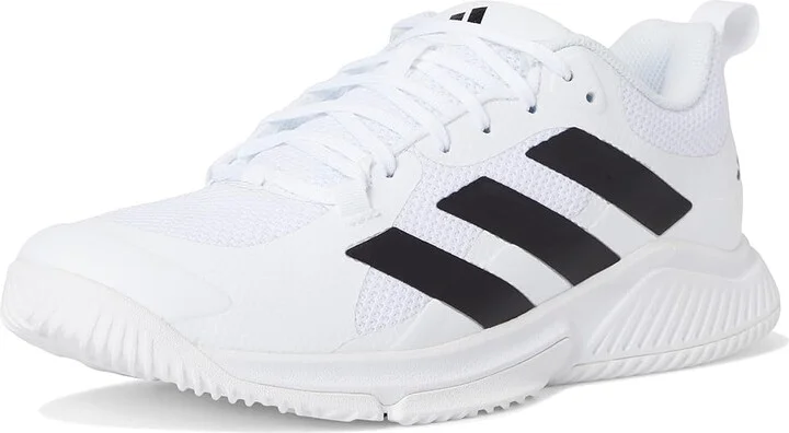 adidas Court Team Bounce 2.0 Volleyball Shoes Men's Volleyball Shoes White/Black/White : 6 D - Medium, Synthetic/Textile - Image 5