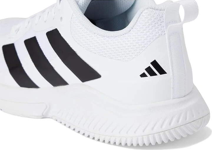 adidas Court Team Bounce 2.0 Volleyball Shoes Men's Volleyball Shoes White/Black/White : 6 D - Medium, Synthetic/Textile - Image 7