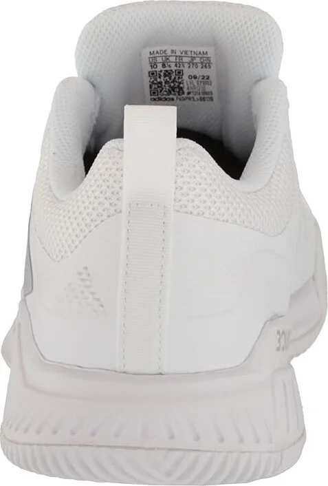 adidas Court Team Bounce 2.0 Volleyball Shoes Women's Volleyball Shoes White/Silver Metallic : 9 B - Medium, Synthetic/Textile - Image 4
