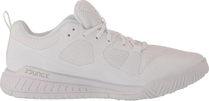 adidas Court Team Bounce 2.0 Volleyball Shoes Women's Volleyball Shoes White/Silver Metallic : 9 B - Medium, Synthetic/Textile - Image 7
