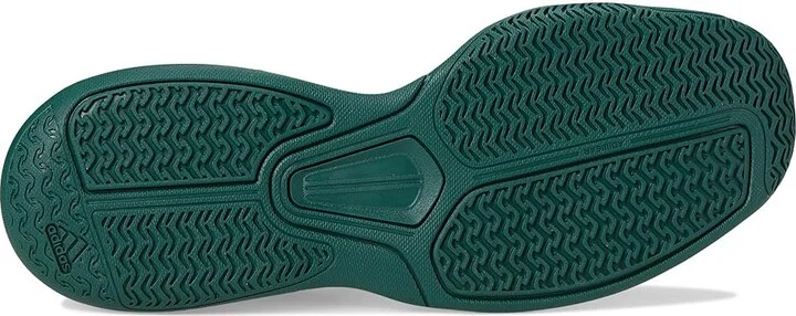 adidas Courtflash Tennis Shoes Men's Shoes White/Black/Collegiate Green : 11.5 D - Medium, Synthetic - Image 3
