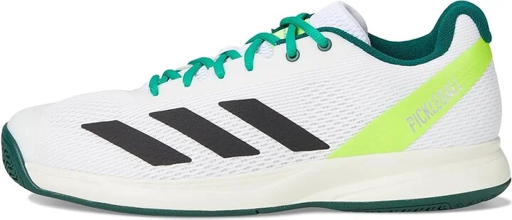 adidas Courtflash Tennis Shoes Men's Shoes White/Black/Collegiate Green : 11.5 D - Medium, Synthetic - Image 6