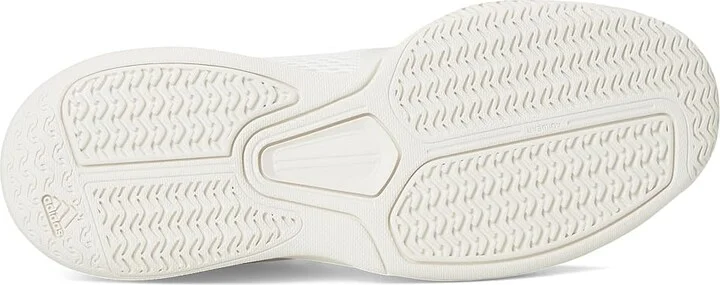 adidas Courtflash Tennis Shoes Women's Shoes White/Silver Metallic/Lucid Pink : 10 B - Medium, Textile/Synthetic - Image 3