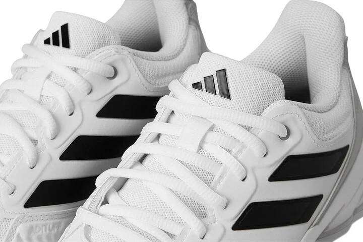 adidas Courtjam Control 3 Tennis Shoe Men's Tennis Shoes White/Black/Grey : 7 D - Medium, Synthetic - Image 7