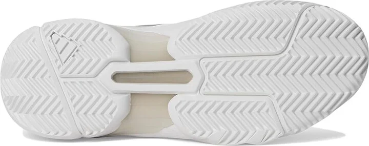 adidas Courtjam Control 3 Tennis Shoe Women's Tennis Shoes White/Silver Metallic/Grey : 6.5 M, Faux Leather/Textile - Image 3