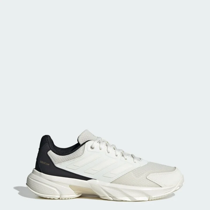 adidas Courtjam Control 3 Tennis Shoes Off White 8 Womens