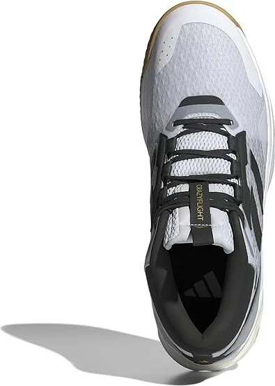adidas Crazyflight 5 Mid Volleyball Shoes Men's Volleyball Shoes White/Black/Grey : 12 D - Medium - Image 2