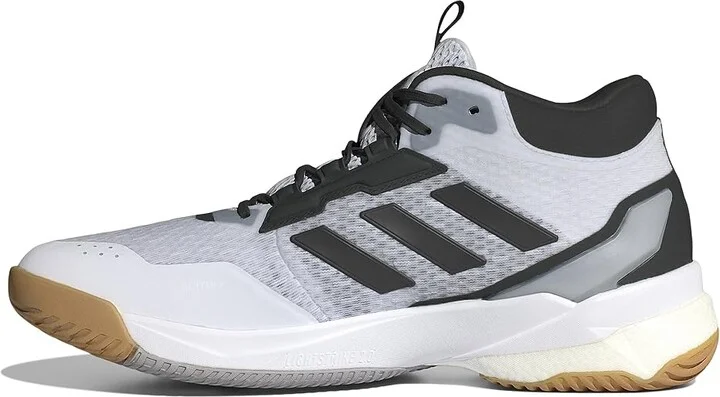 adidas Crazyflight 5 Mid Volleyball Shoes Men's Volleyball Shoes White/Black/Grey : 12 D - Medium - Image 5